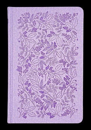Bíblia Sagrada Slim ACF - Luxo - Lavanda, Jardim
