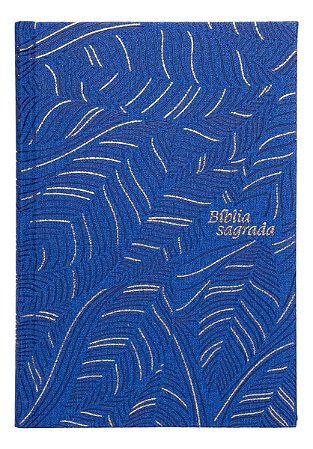 Bíblia Slim NVI, Letra Grande, Couro-Soft - Azul