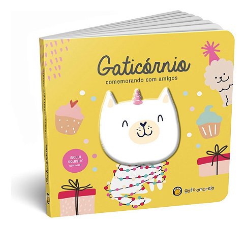Amigos Squishy - Gaticórnio: Comemorando Com Amigos