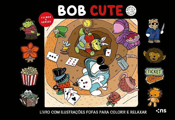 Bob Cute - Livro Com Ilustrações Fofas Para Colorir e Relaxar