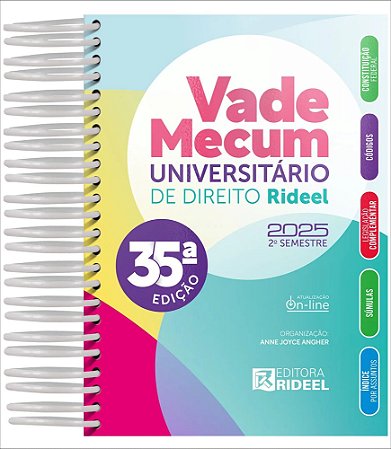 Vade Mecum Universitário De Direito Rideel 2025 - 1º Semestre