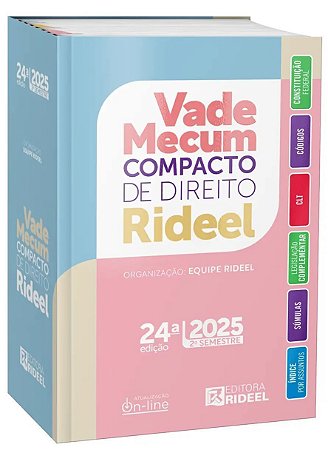 Vade Mecum Compacto De Direito Rideel 2025 - 1º Semestre