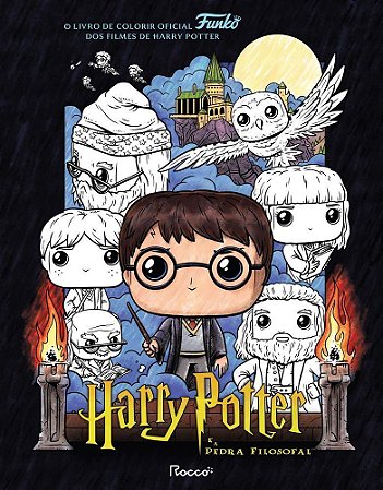 Livro De Colorir Oficial Funko Pop! Harry Potter E A Pedra Filosofal