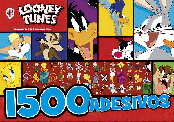Looney Tunes - Prancheta Para Colorir Com 1.500 Adesivos