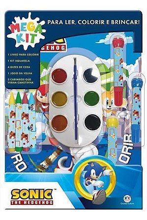 Sonic - Ler, Colorir e Brincar