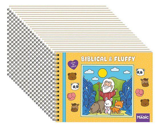 Biblical And Fluffy Beige - Livro de Colorir