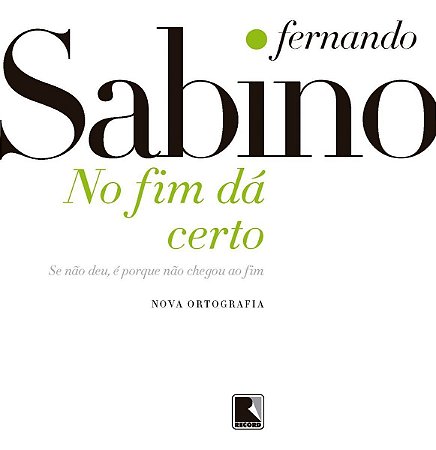 No Fim da Certo - 11Ed/20