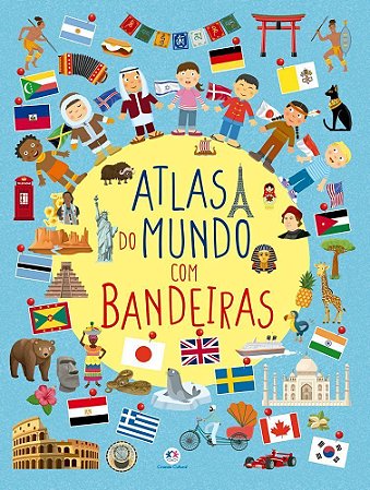 Atlas do Mundo Com Bandeiras