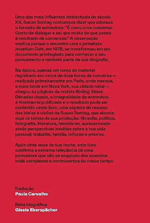 Susan Sontag - A Entrevista Completa Para a Revista Rolling Stone