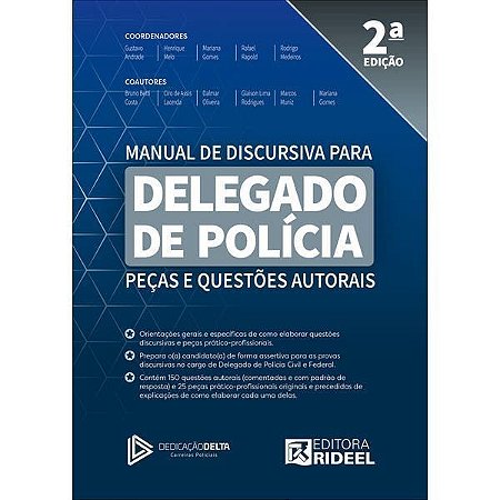 Manual de Discursiva Para Delegado de Policia - (02ED/25)