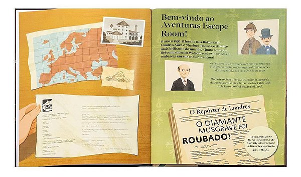 Aventuras Escape Room - O Maior Caso de Sherlock