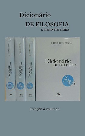 Dicionário De Filosofia – Coleção 4 Volumes