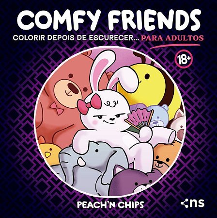 Comfy Friends 18+ - Colorir Depois de Escurecer... Para Adultos!