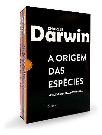 Box - A Origem Das Espécies - 3 Volumes