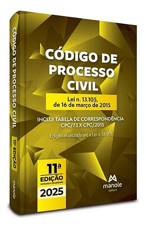 Código de Processo Civil - Lei N. 13.105, de 16 de Março de 2015 - 11Ed/25