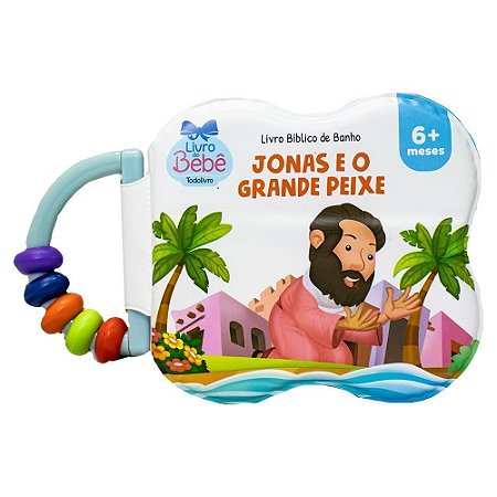 Livro Bíblico de Banho - Jonas e o Grande Peixe