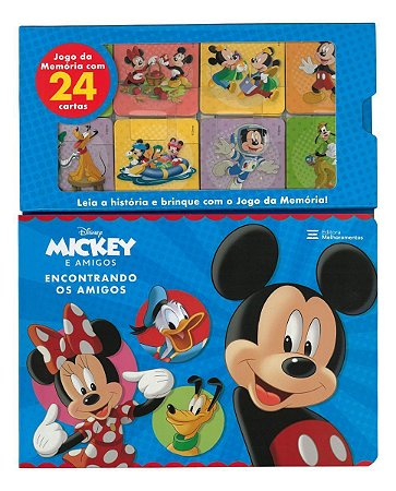 Mickey e Amigos - Encontrando os Amigos - Livro + Jogo da Memória