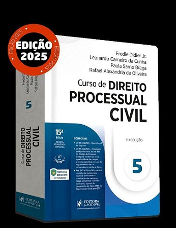 Curso De Direito Processual Civil - V.5 - Execução - (04ED/2025)