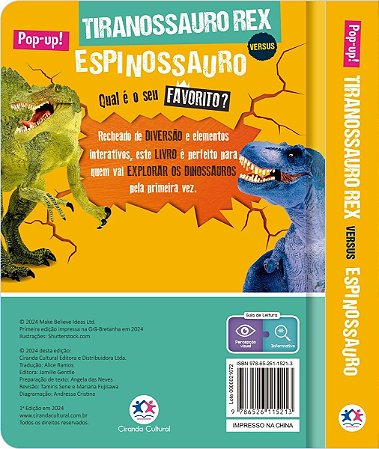 Tiranossauro Rex Versus Espinossauro