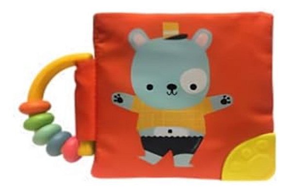 Meu livro macio com chocalho e mordedor - Urso