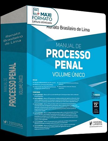 Manual De Processo Penal - Vol. Único (2026)