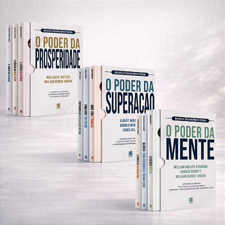Combo Desenvolvimento Pessoal - Kit Com 3 Boxes