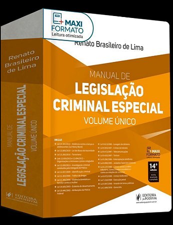 Manual De Legislação Criminal Especial - Vol. Único (2026)