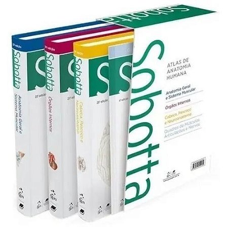 Sobotta Atlas de Anatomia Humana - 3 Volumes - GEN Guanabara Koogan