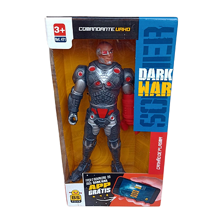 Boneco de Ação Soldier Dark War
