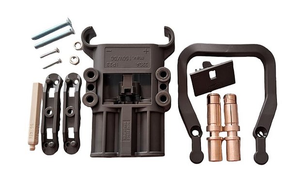 Conector de Bateria Tipo Rema 320A Fêmea