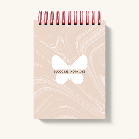 Bloco de Anotações A6 - Minha Metamorfose Diária