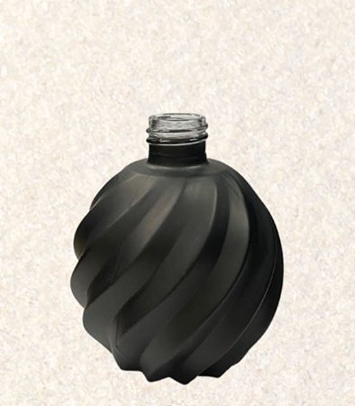 Frasco atenas 280ml preto fosco