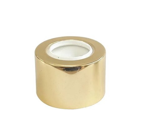 Tampa de plastico 28/410 dourado 1un