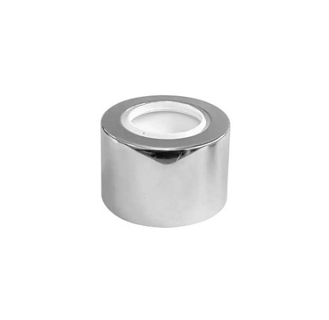 Tampa de plastico 28/410 prata 1un