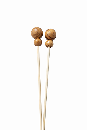 VARETA DECORATIVA BOLINHA DUPLA 26CM 1UN