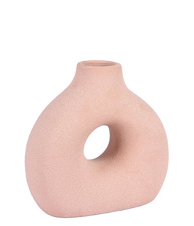 ADORNO MINIMALISTA EM CERAMICA TERRACOTA 12CM 1UN