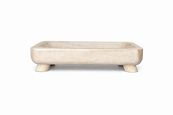 CENTRO DE MESA EM MADEIRA NATURAL 1UN