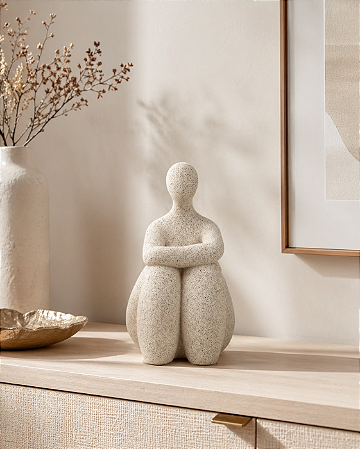ESCULTURA MULHER EM POLIRRESINA 1UN