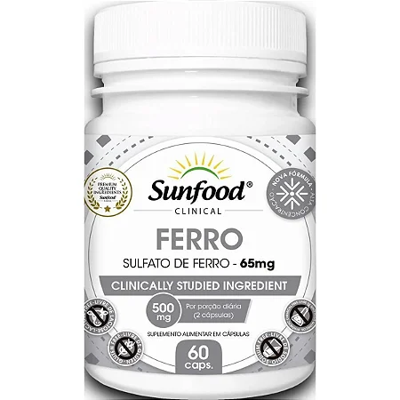 Sulfato de Ferro: Revitalize sua energia e evite a anemia de forma natural!