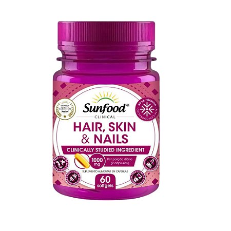 HAIR, SKIN & NAILS 2000MG 60 SOFTGELS