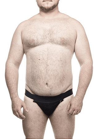 Jockstrap Plus Size - Preto