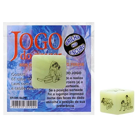 Dado Jogo do Prazer Fluorescente