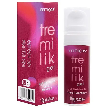 Gel Vibratório Tremilik Sabores 15 Ml