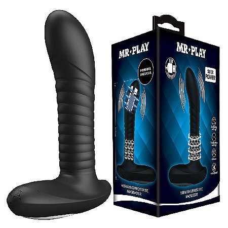 Vibrador de Próstata com Esferas Rotativas Pretty Love