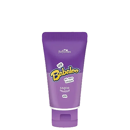 Lubrificante A Base D'agua Babaloo Ice Uva 60g