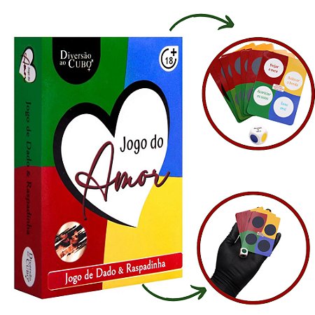 Jogo do Amor Cartas Raspadinha