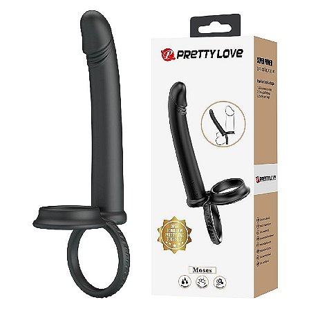 Anel Companheiro com Plug Anal - Moses Pretty Love
