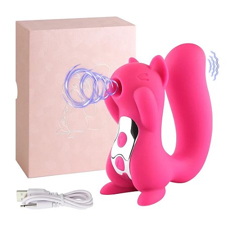Vibrador e Sugador Esquilo