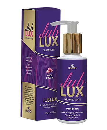 Lubrificante Íntimo a Base D'agua com sabor chiclete luxxxo 120g