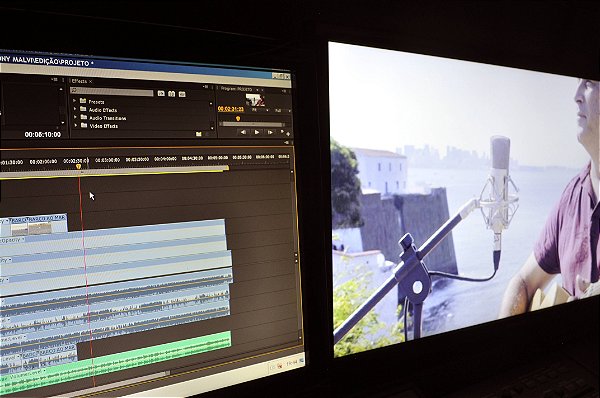 Videoclipe profissional para intérprete ou banda - externa